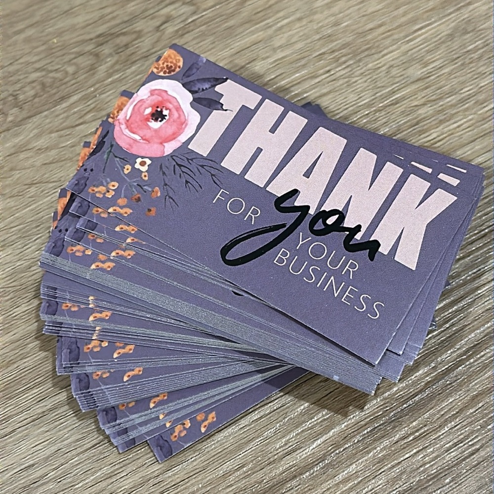 100 Thank You Cards For Your Poshmark Business! 💕